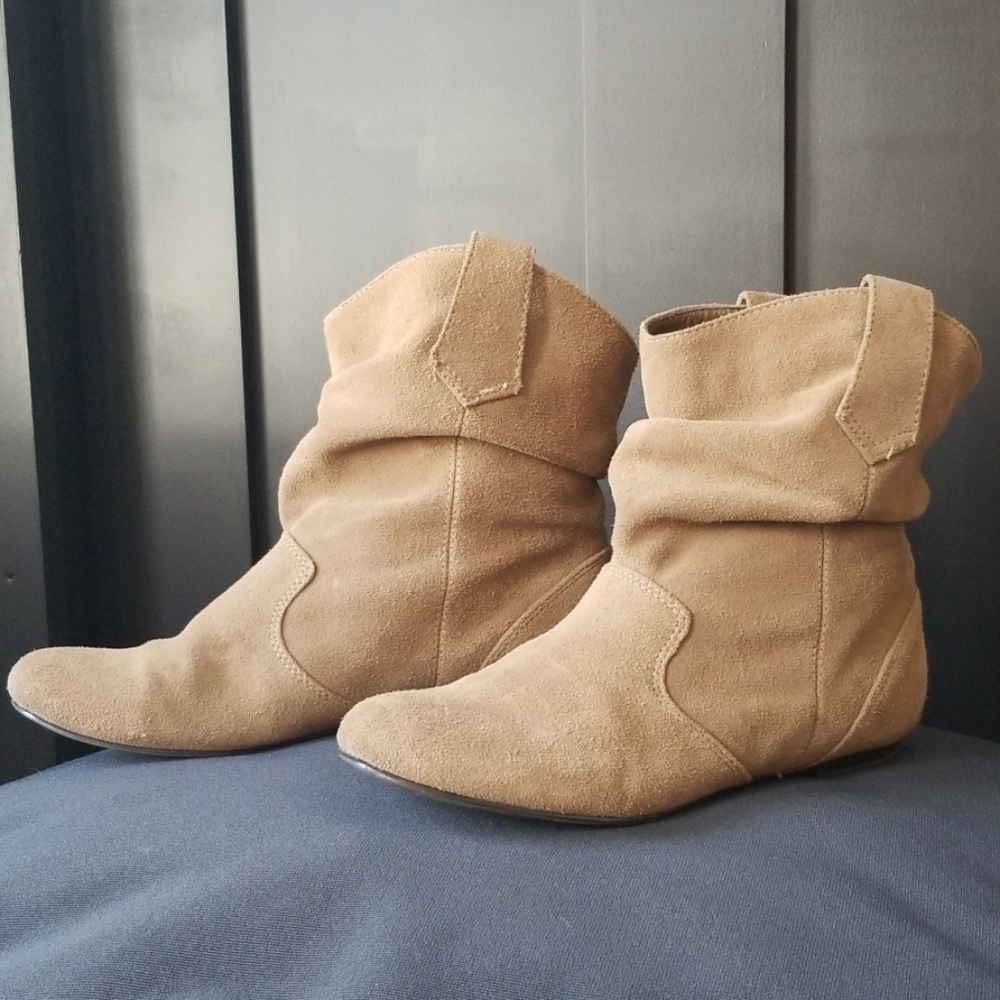 Steve Madden, Women's 7 1/2, tan, short boot